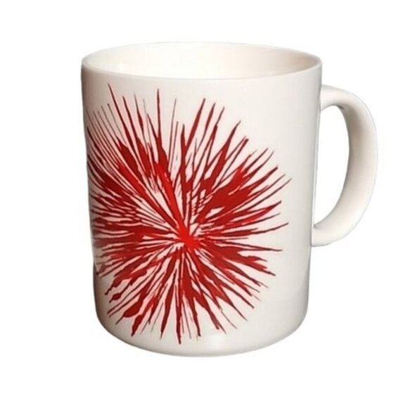 2014 Starbucks White with Red Fireworks Mug - Picture 4 of 4